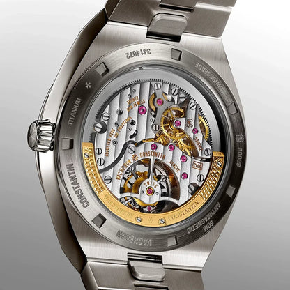 Overseas Tourbillon Burgundy Red Dial Watch