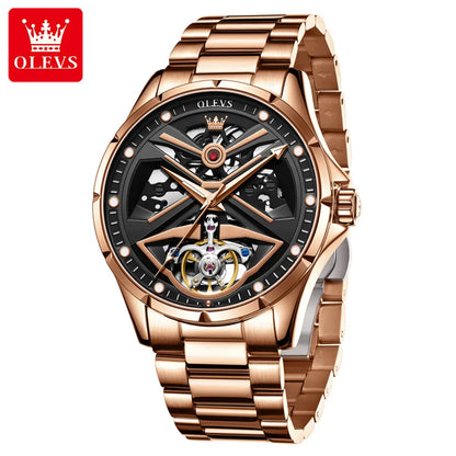 Luxury Mechanical Wristwatch With Water Proof Design