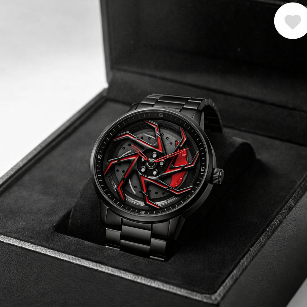 VILANTE Cavrel Edition –Red Blade Spin Watch