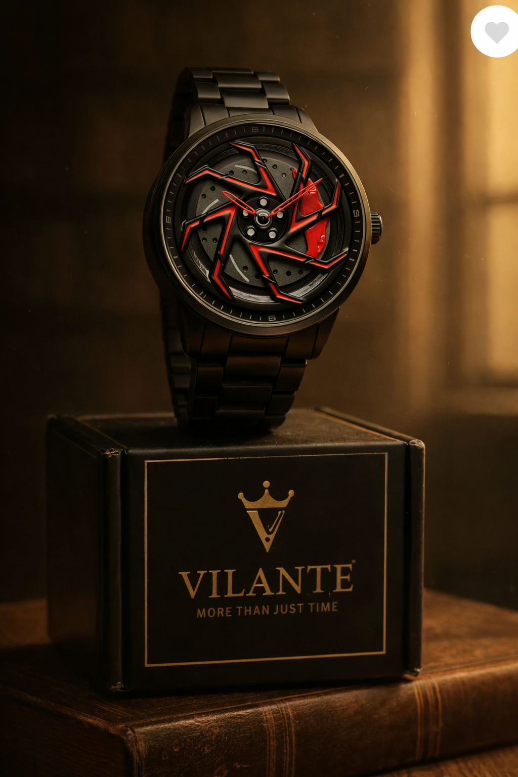 VILANTE Cavrel Edition –Red Blade Spin Watch