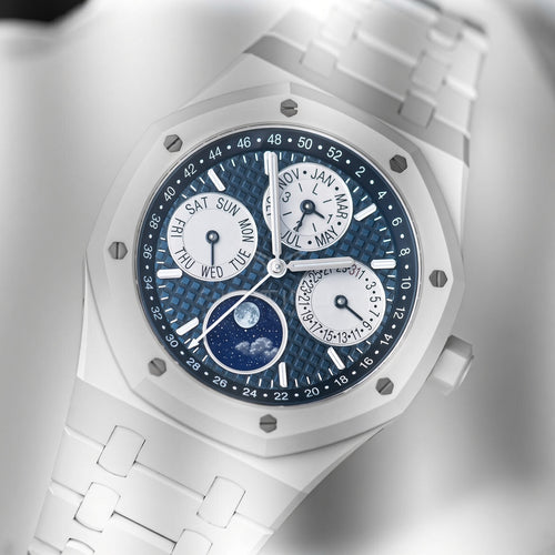 White AP Automatic Watch For Men's