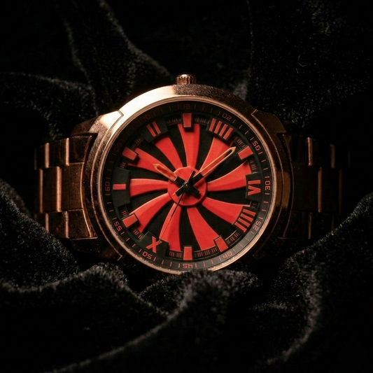 Vilante Copper Blaze - Red Dial Luxury Watch for Men
