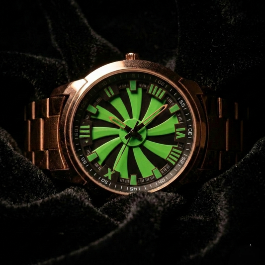 Vilante Copper Blaze - Green Dial Luxury Watch for Men