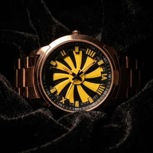 Copper Blaze - Yellow Dial Luxury Watch for Men