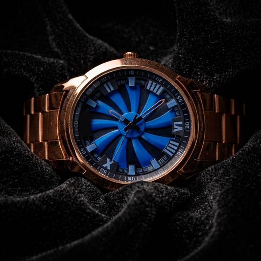 Vilante Copper Blaze - Blue Dial Luxury Watch for Men