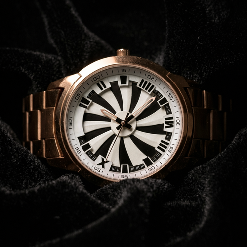 Copper Blaze - White Dial Luxury Watch for Men