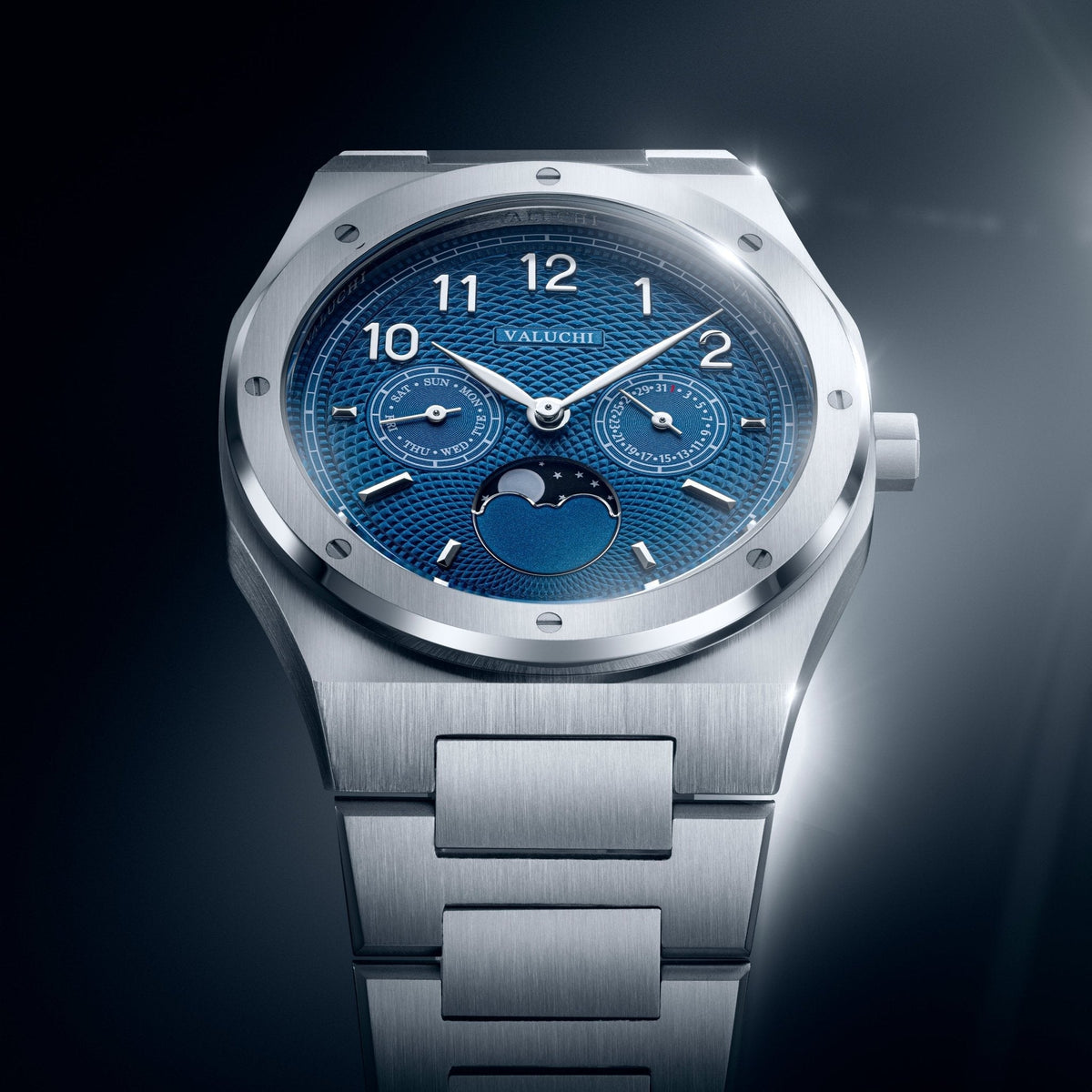 Dual Calendar 40mm – Classic Elegance with Smart Functionality