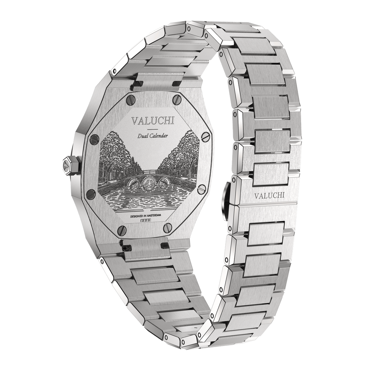 Dual Calendar 40mm – Classic Elegance with Smart Functionality