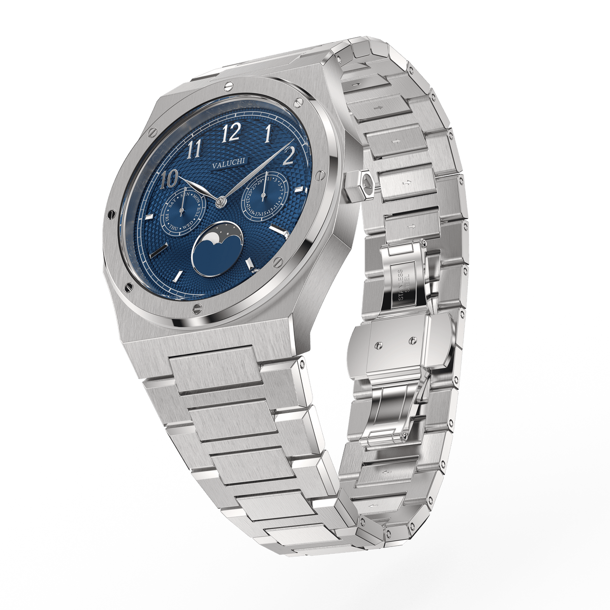 Dual Calendar 40mm – Classic Elegance with Smart Functionality