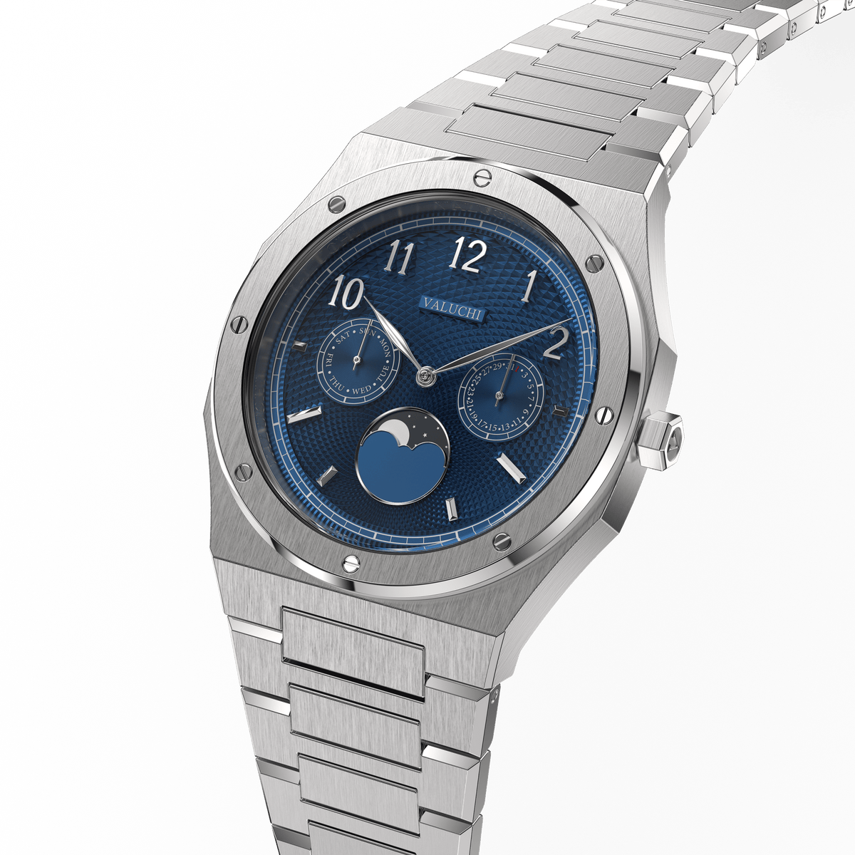 Dual Calendar 40mm – Classic Elegance with Smart Functionality