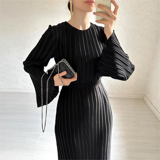 🌸Spring Specials💐New Elegant Flare Sleeves Dress - Timeless & Flattering