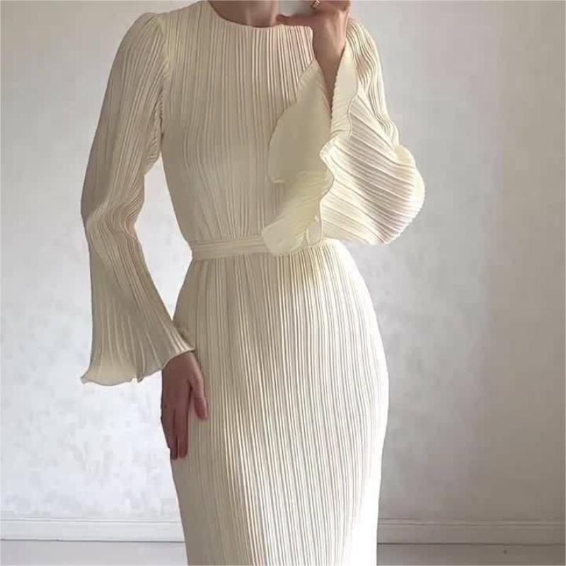 🌸Spring Specials💐New Elegant Flare Sleeves Dress - Timeless & Flattering